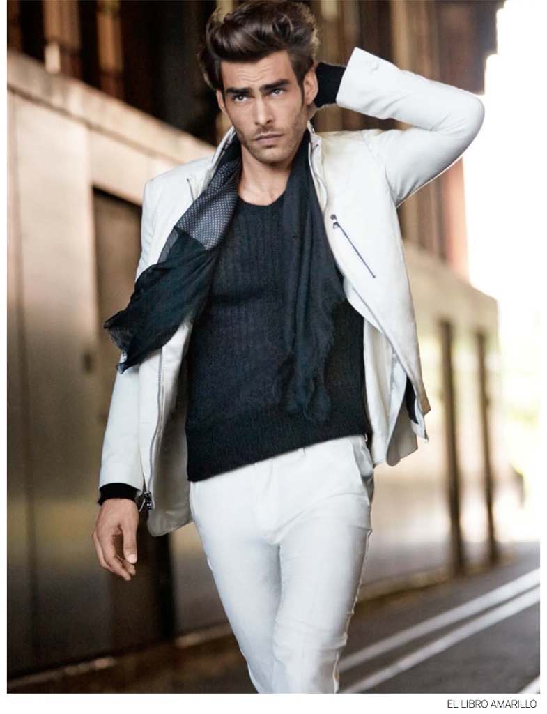Jon Kortajarena Stars in a Stylish Fashion Story for El Libro Amarillo
