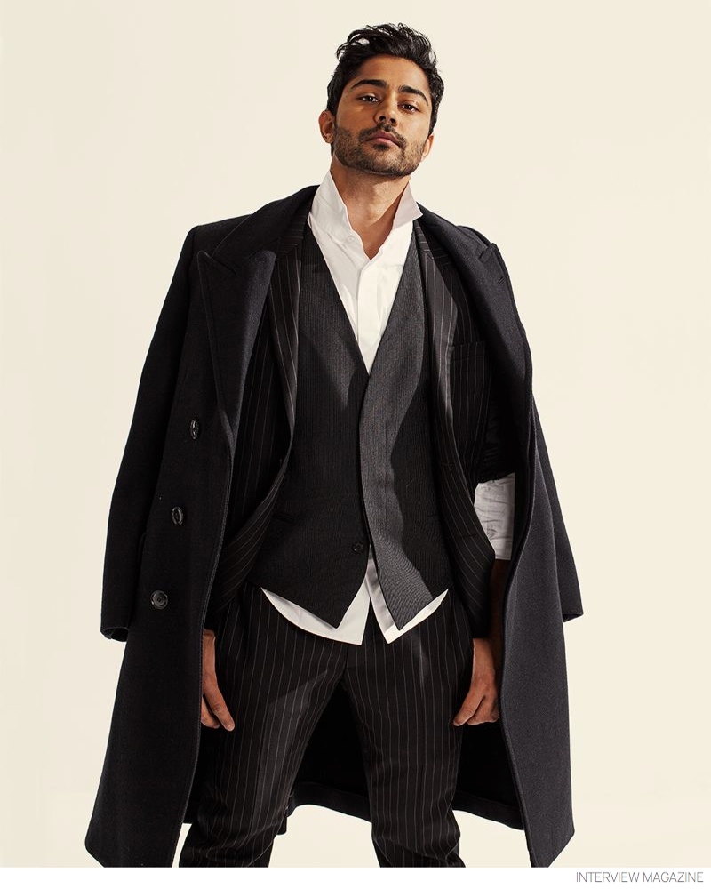 Manish Dayal Dons Dapper Tailored Styles for Interview Magazine
