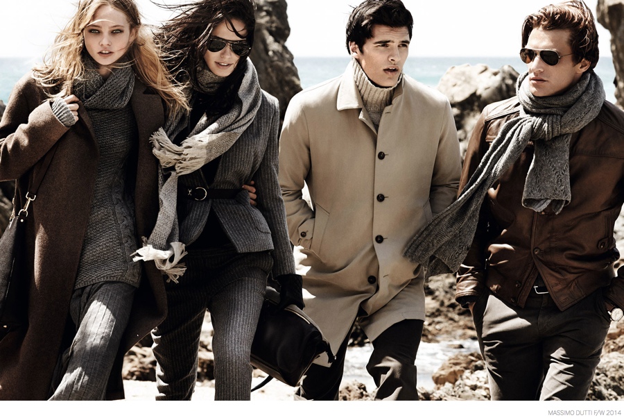 Classic Outerwear Featured in Massimo Dutti Fall/Winter 2014 Ad Campaign