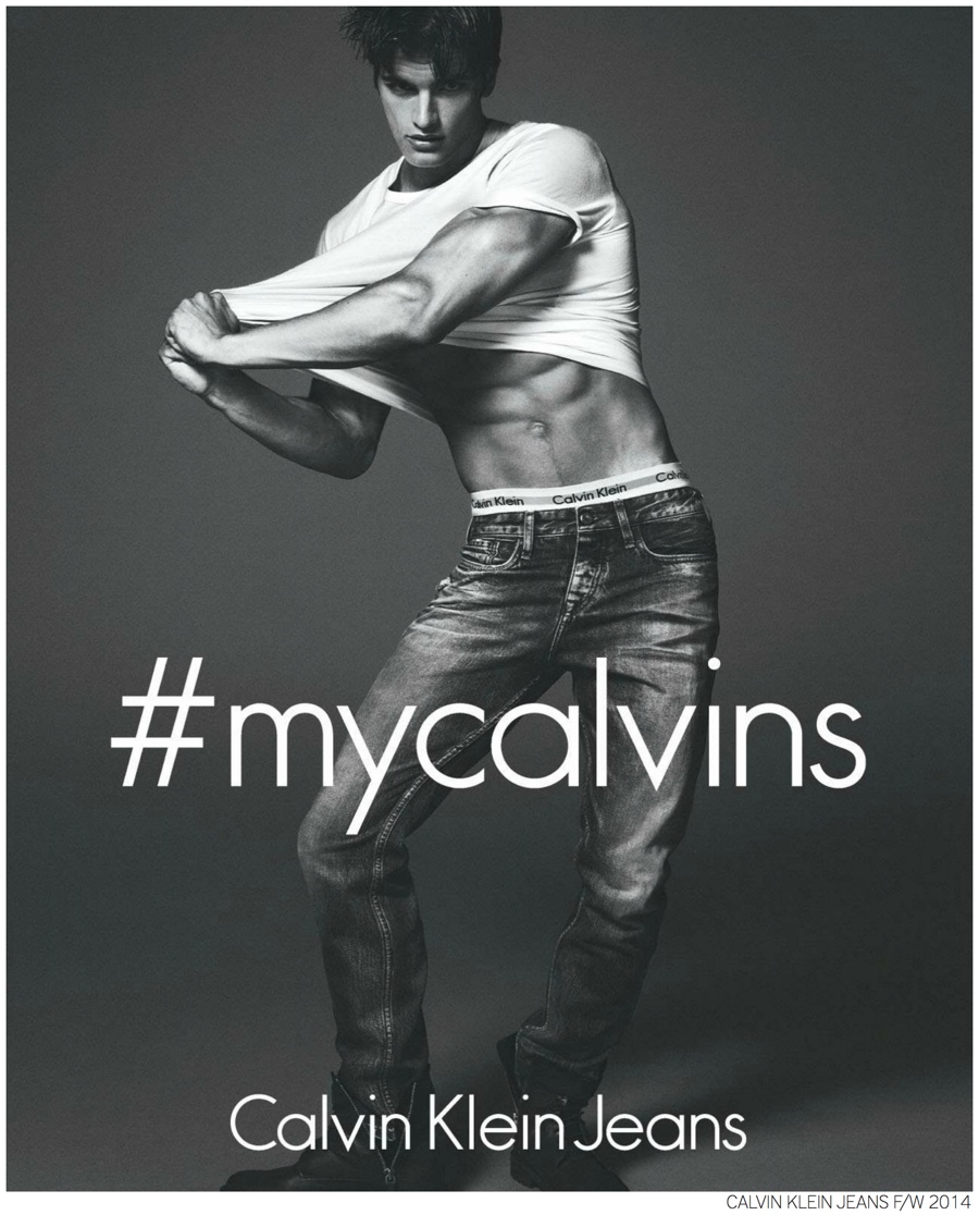 Matthew Terry Models Denim for New Calvin Klein Jeans Ad Photos | The ...