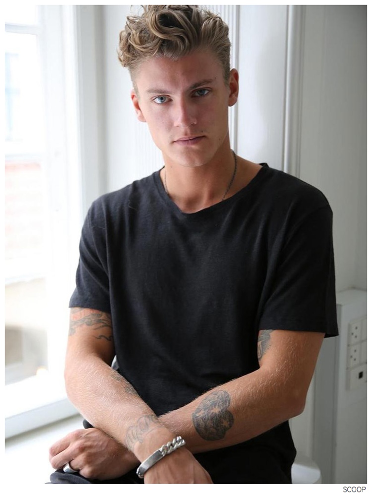 Mikkel Jensen Poses for New Digital Photos – The Fashionisto