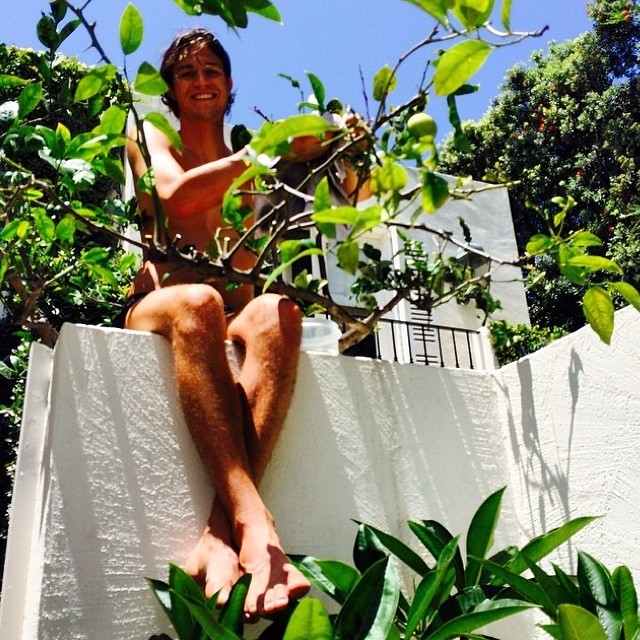 Miles McMillan enjoys downtime.