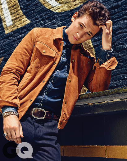 » Miles Teller Rocks Trendy Leather Jackets for GQ Miles Teller Leather Jackets GQ 009