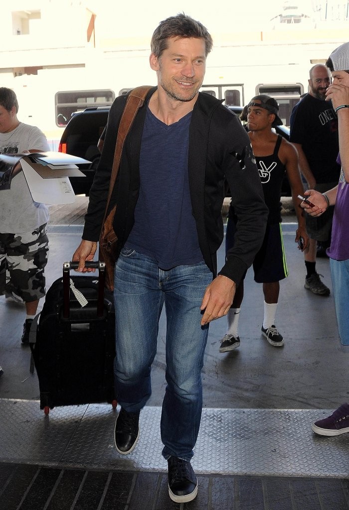 Nikolaj Coster-Waldau Spotted in Y-3 Jacket