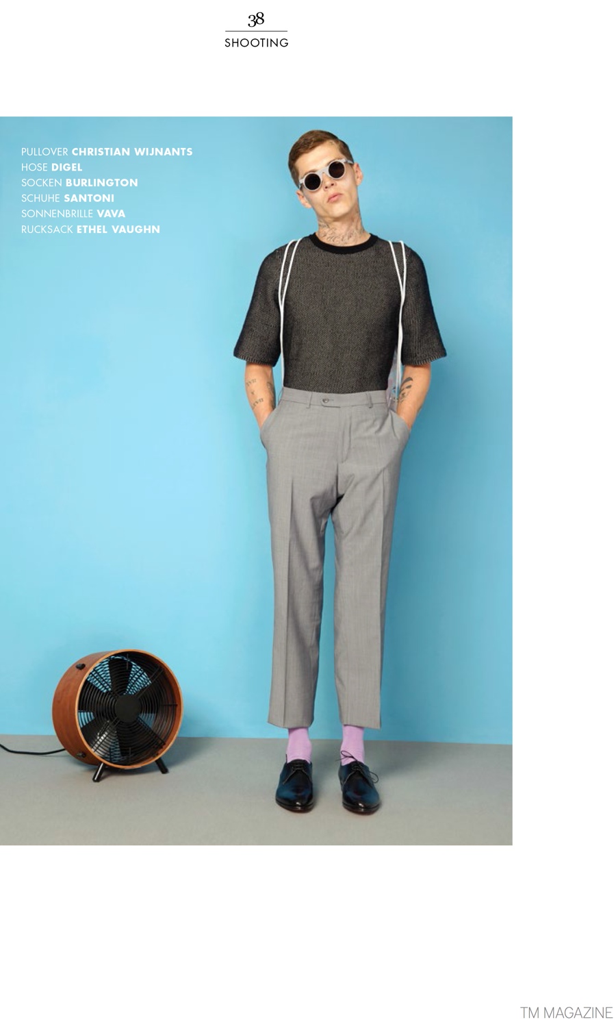 Norman Theuerkorn Models Quirky Menswear Styles for TM Magazine The