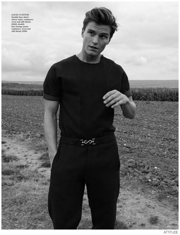 Oliver Cheshire Covers Attitude September 2014 Issue – The Fashionisto