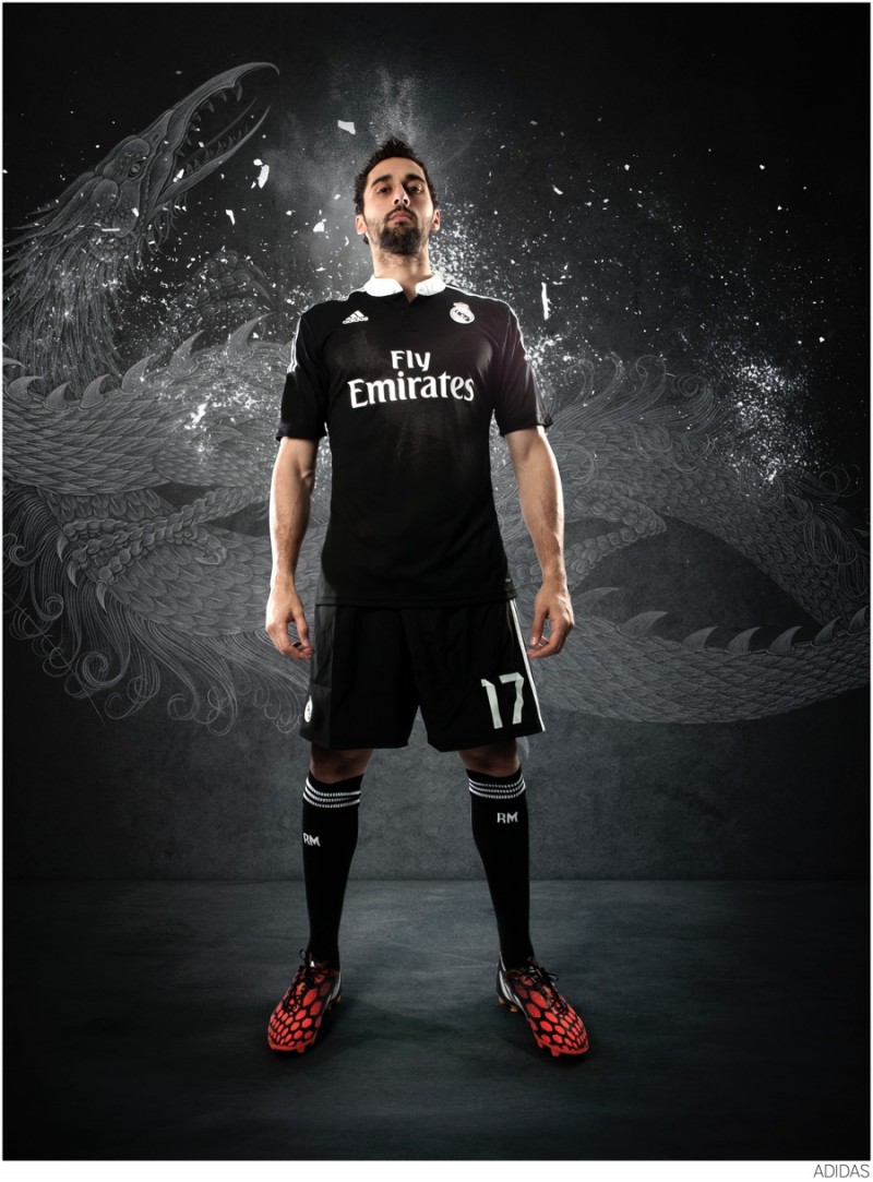Álvaro Arbeloa » Yohji Yamamoto Designs Adidas Uniforms for Real Madrid Álvaro Arbeloa