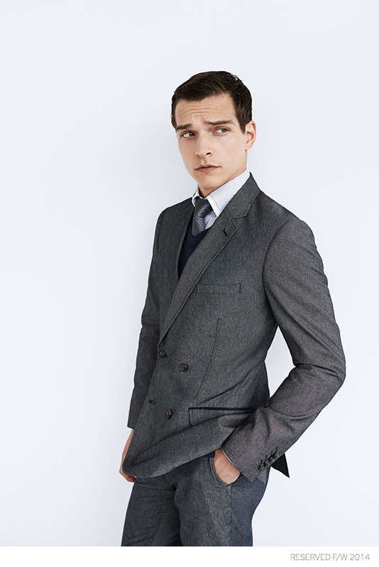 Alexandre Cunha Models Formal Suit Fashions for Reserved Fall/Winter 2014
