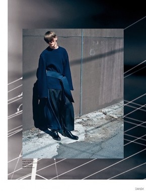 Robbie McKinnon Dons Avant-Garde Fashions for Dansk