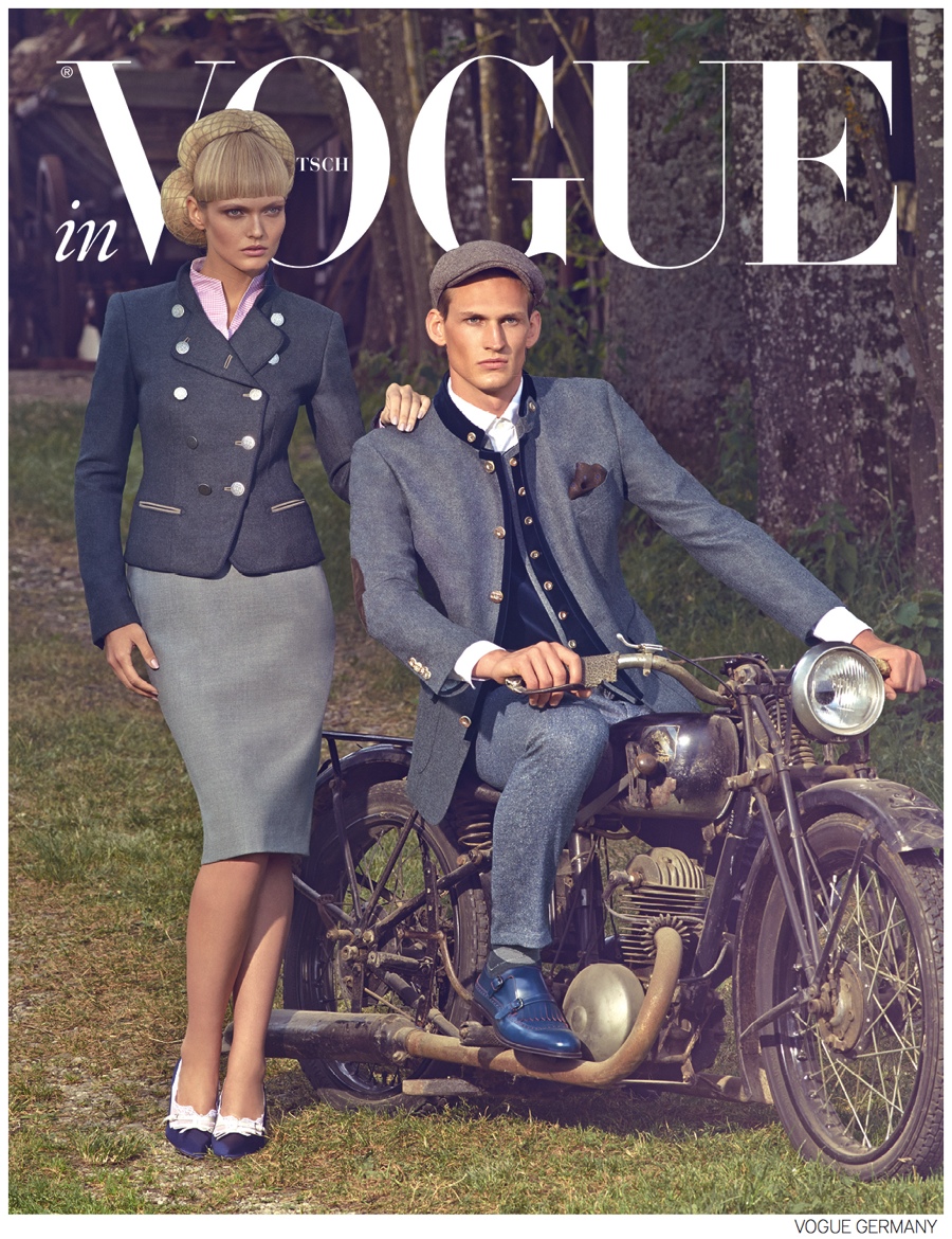 Sigurd Colsman Dons Fashions with a Country Flair for Vogue Germany