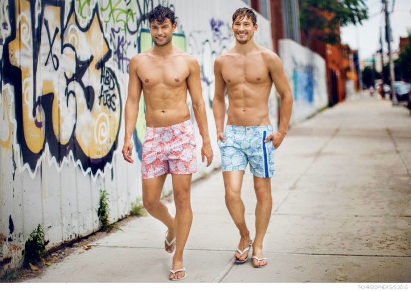 T-Christopher Embraces Colorful Prints for Spring/Summer 2015 Swimwear ...