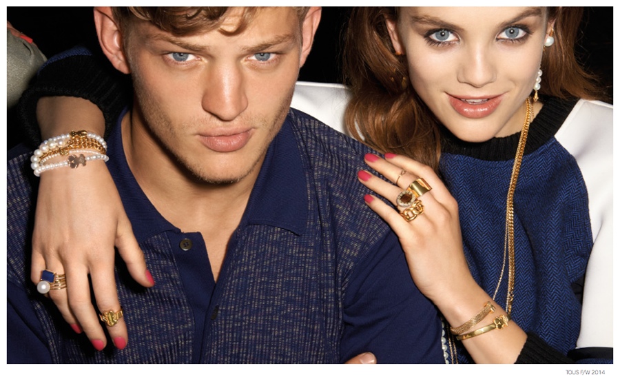 Sebastian Sauvé + Harvey Haydon Star in Tous Jewelry Fall 2014 Ad Campaign