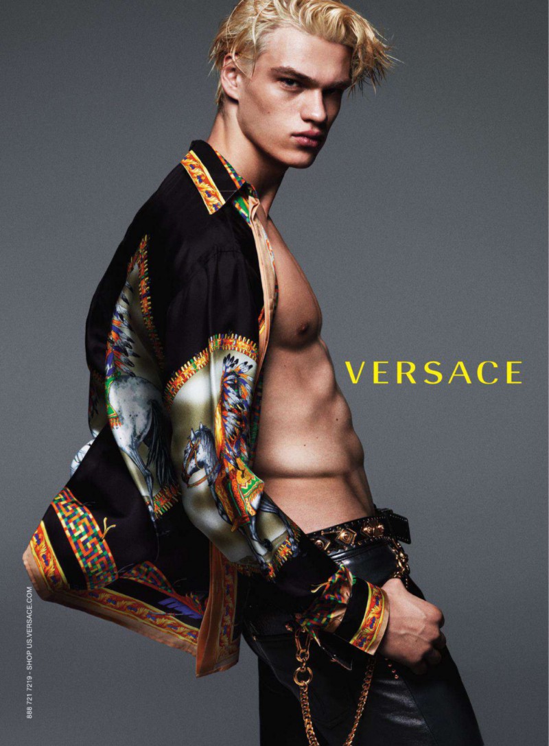 Versace S Model Adonis Sex Glamour And Menswear The Fashionisto