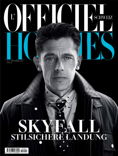 Werner Schreyer Covers L'Officiel Hommes Switzerland September 2014 Issue