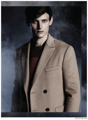 Adam Butcher Models Gray & Camel Hued Fall Styles for Men's Fashion ...