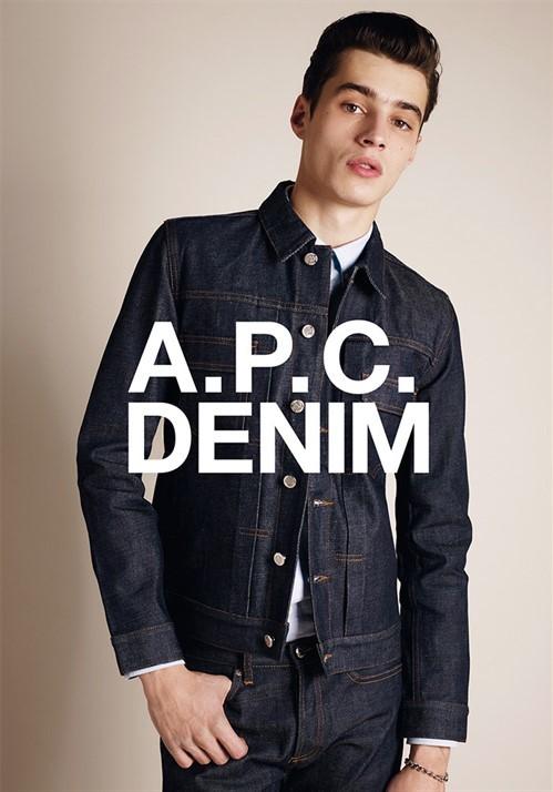 Adrien Sahores for A.P.C. Denim Fall/Winter 2014