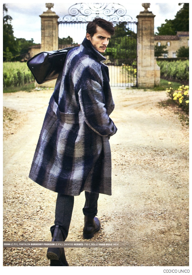 Alexander Ardid is Dapper in Elegant Fall Fashions for Codico Unico