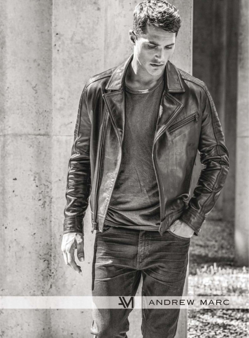 Ollie Edwards for Andrew Marc Fall/Winter 2014 Campaign – The