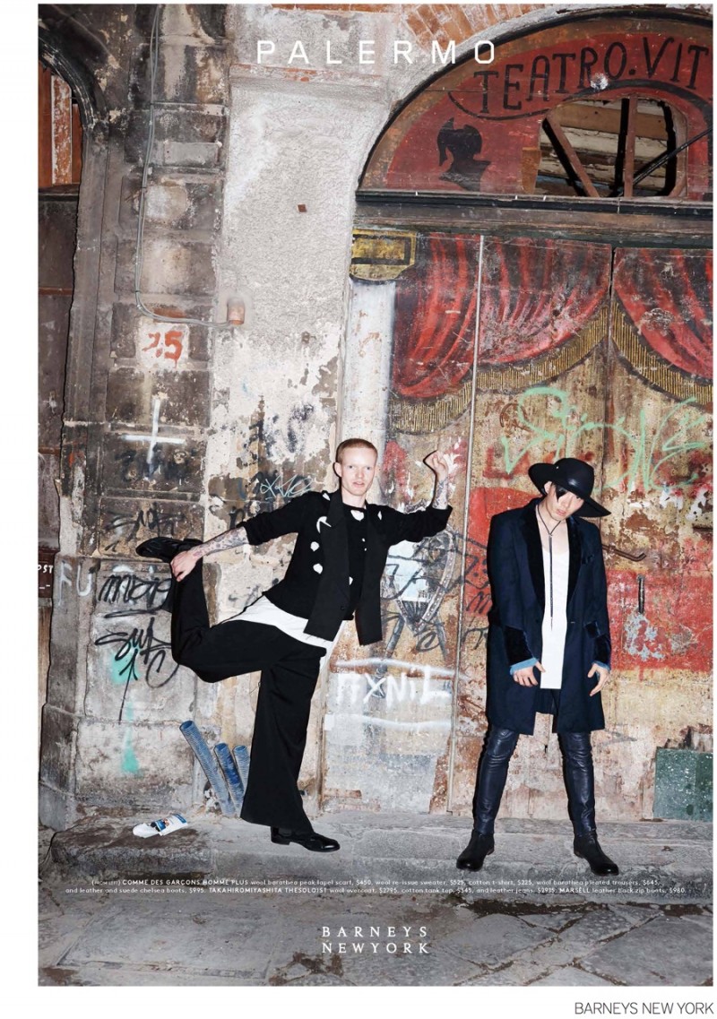 Barneys New York Visits Palermo for Fall/Winter 2014 Men's Catalogue