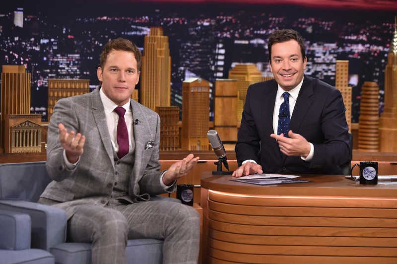 Chris Pratt and Jimmy Fallon