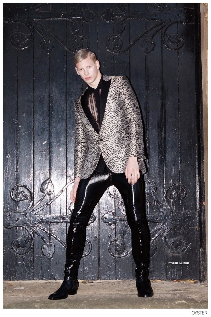Claes Nordstrom Models Fall 2014 Looks from Saint Laurent, Paul Smith + More for Oyster Magazine