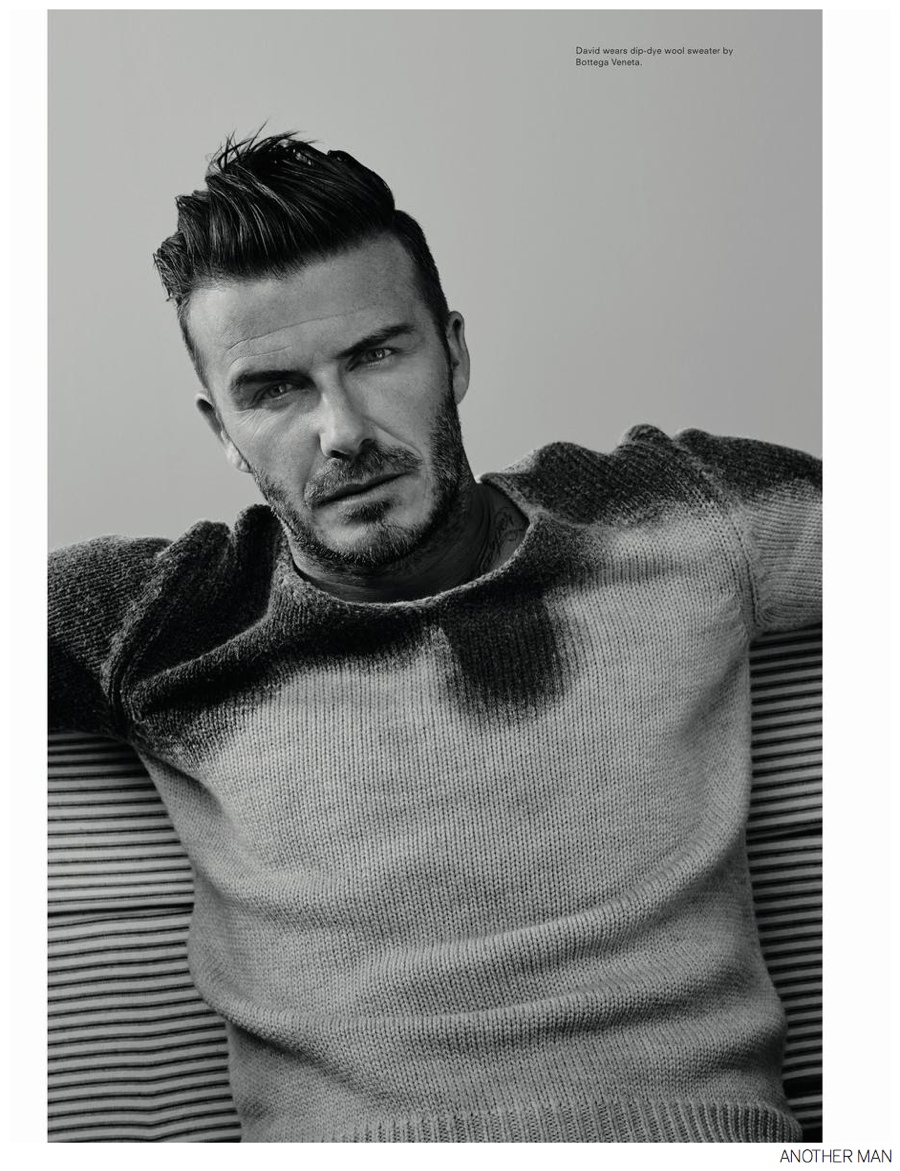 David Beckham Poses for Moody AnOther Man Images