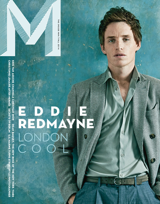 Eddie Redmayne Covers M Magazine Fall 2014 Issue