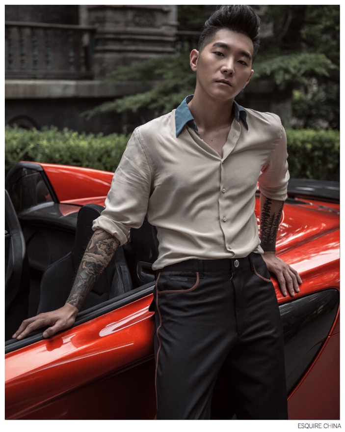 Tattoo Sleeves are in Vogue for Esquire China’s Big Black Book