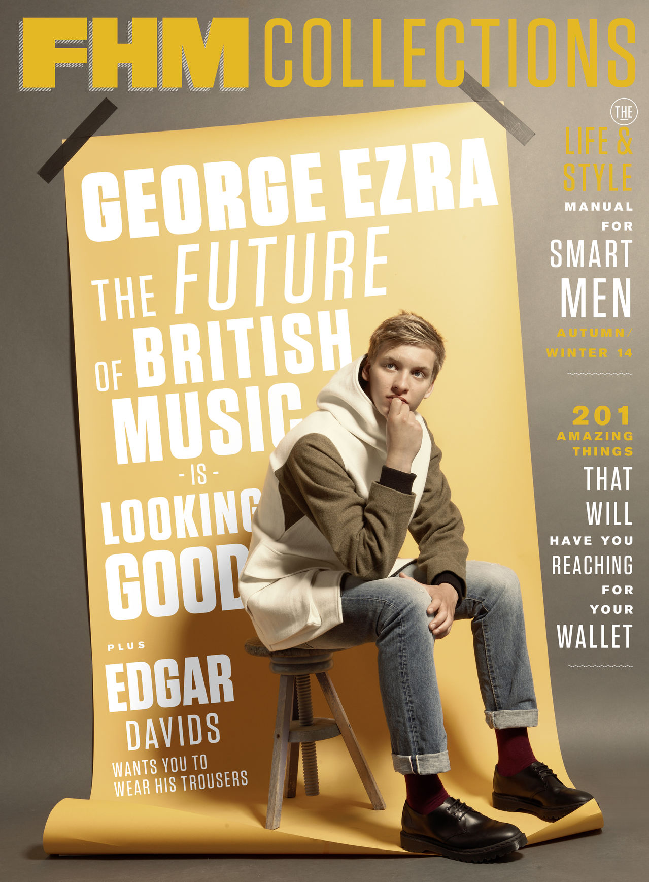 George Ezra Covers FHM Collections Fall/Winter 2014