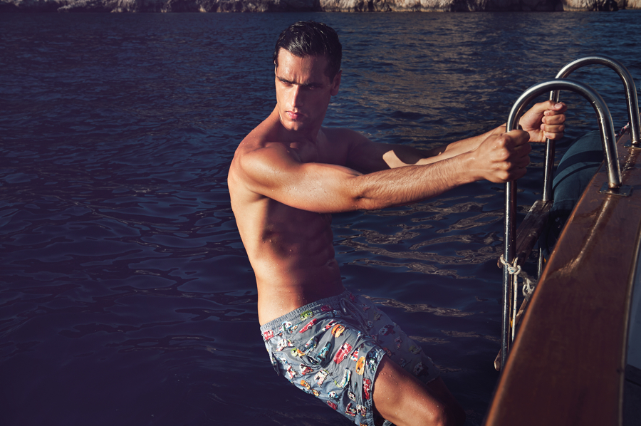 Fabio Mancini Models Swimwear for Zeybra Portofino 1962 Spring/Summer 2015 Campaign