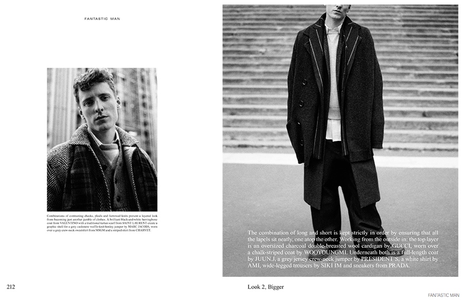 George Barnett + Ben Allen Model Oversized Fall Proportions for Fantastic Man