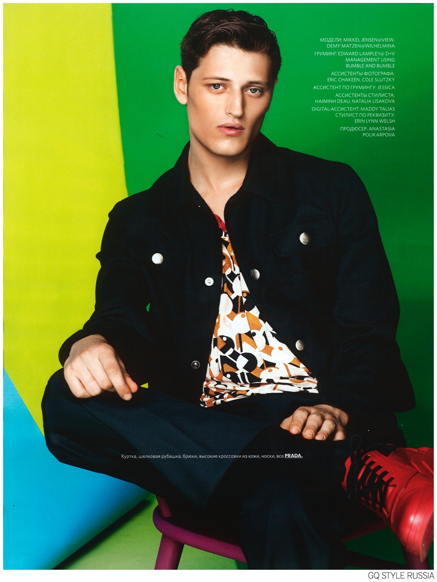 Demy Matzen + Mikkel Jensen Sport Fall Prints for GQ Style Russia