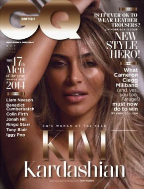 GQ UK Kim Kardashian October 2014 Cover