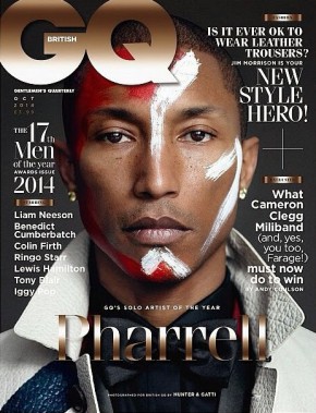GQ UK Pharrell October 2014 Cover