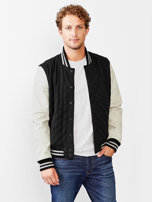 John Elliot + Co. Quilted Baseball Jacket