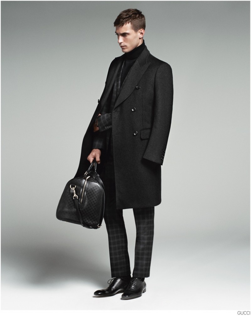 Clément Chabernaud Models Gucci Men’s Tailoring Suit Collection | Page ...