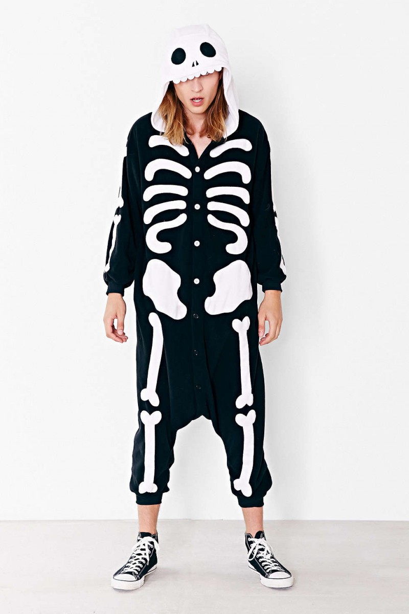 Halloween Kigurumi Skeleton Costume
