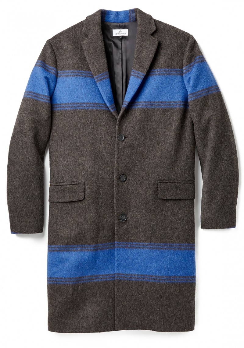 Hentsch Man Crombie Herringbone Coat