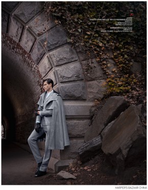 Jamie Wise Ventures Outdoors for Harper’s Bazaar Man China Fashion ...