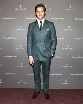 Johannes Huebl1 wears Ermenegildo Zegna 9.9.14