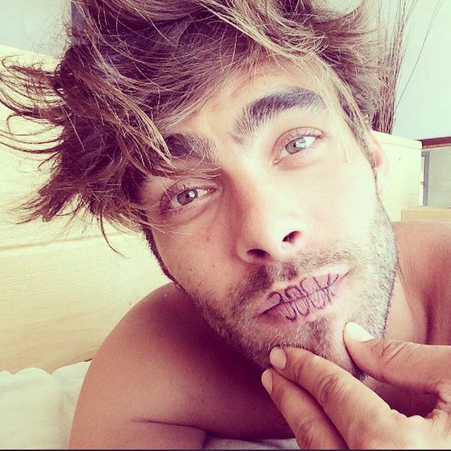Jon Kortajarena reacts to the news that he made Vogue's list of all-time models.