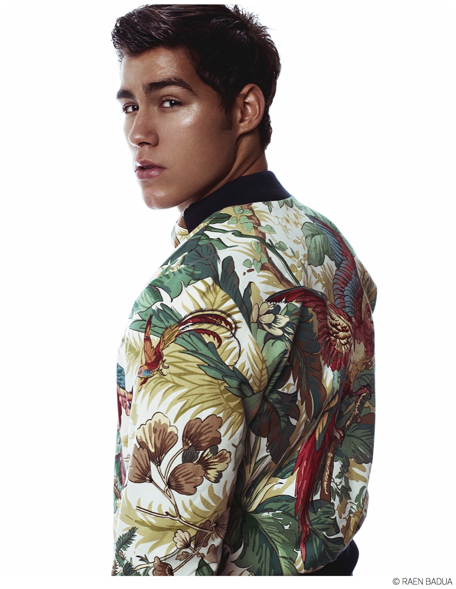 Jordan Rodriguez Delivers Tropical Autumn in Photos by Raen Badua