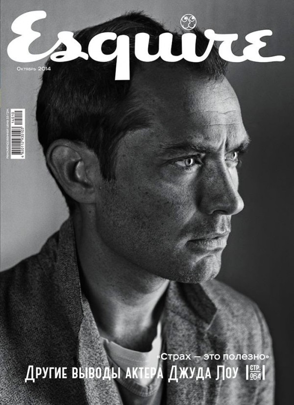 Jude Law Covers Esquire Ukraine October 2014 Issue – The Fashionisto