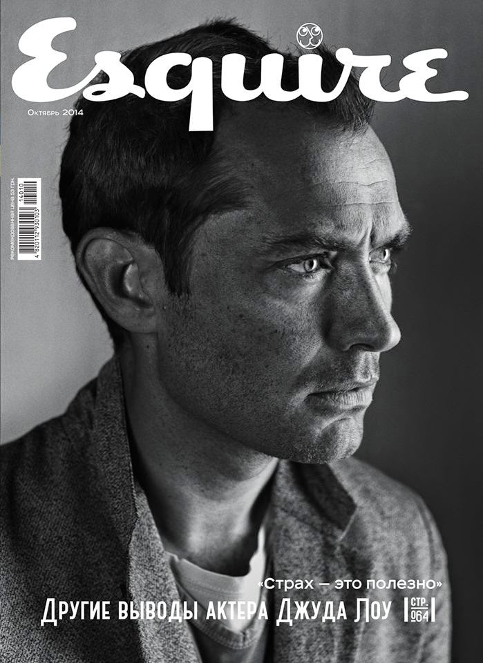 Jude Law Covers Esquire Ukraine October 2014 Issue