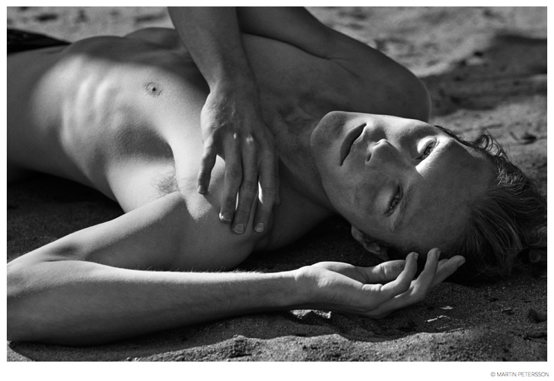 Lane Davis Hits the Beach with Martin Petersson