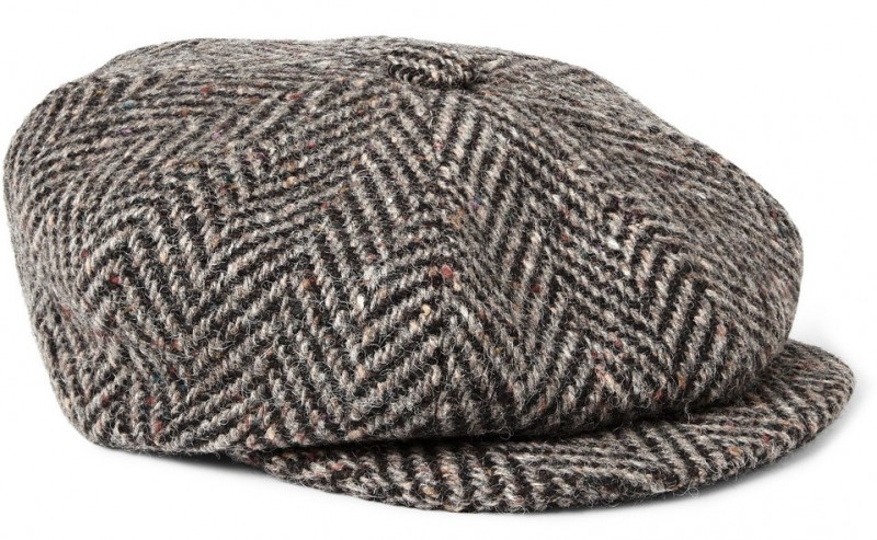 Lock & Co. Hatters Muirfield Wool Tweed Flat Cap