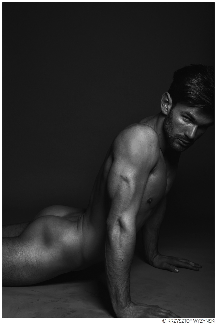 Mariusz Rusin Goes Nude for Photos by Krzysztof Wyzynski.