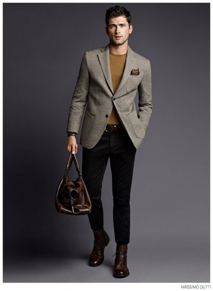 Sean O'Pry Models Fall 2014 Looks for Massimo Dutti – The Fashionisto