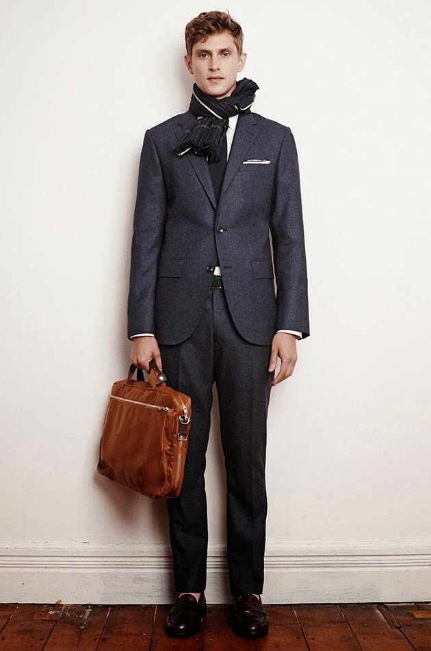 Mathias Lauridsen Models Fall 2014 Styles for Club Monaco
