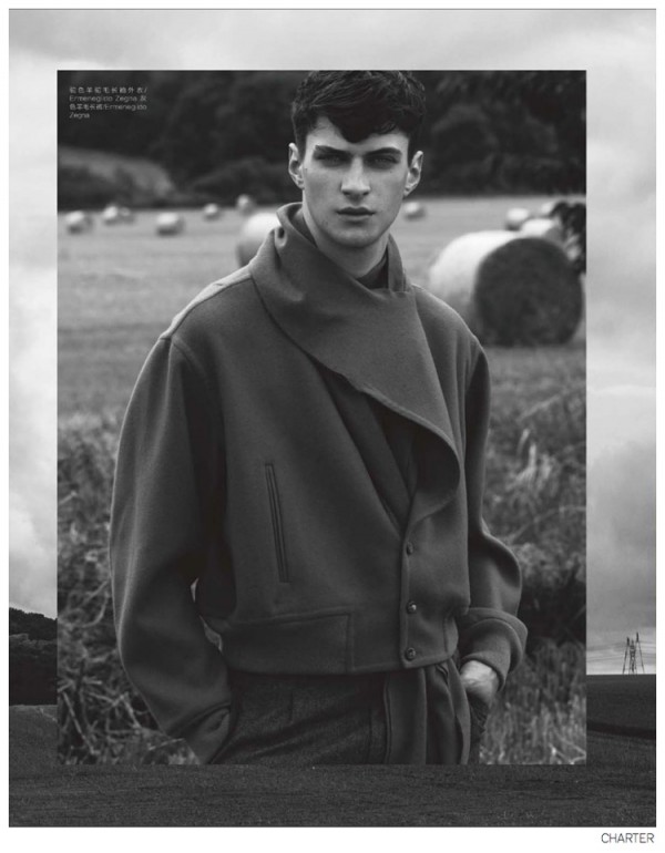 Matthew Bell Models Fall Fashions for Charter September 2014 Cover ...